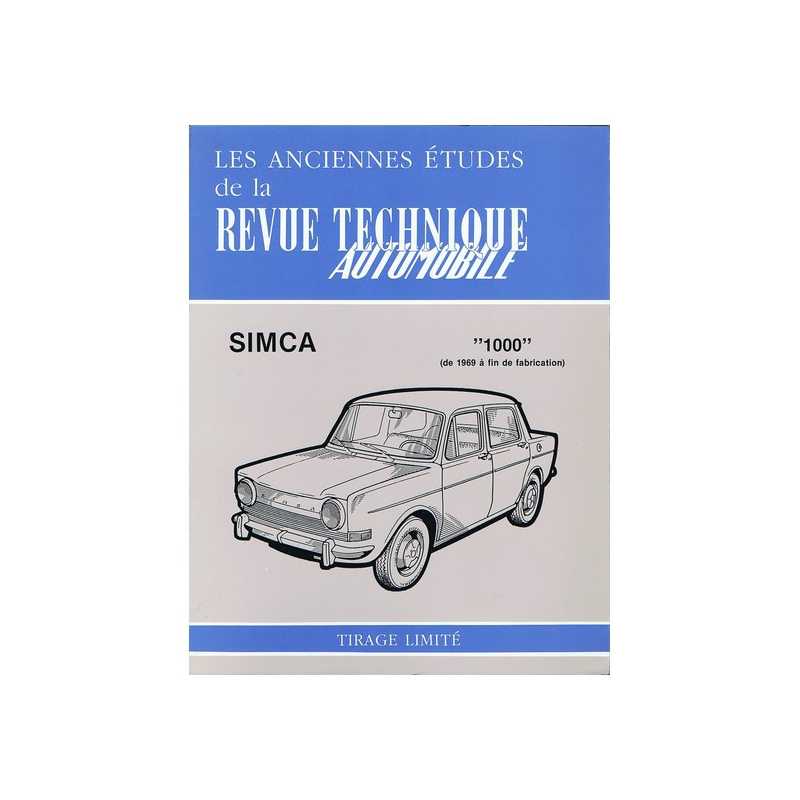 RTA 260/360/394 Simca 1000 de 1969 à fin de fab. | RTA260 |