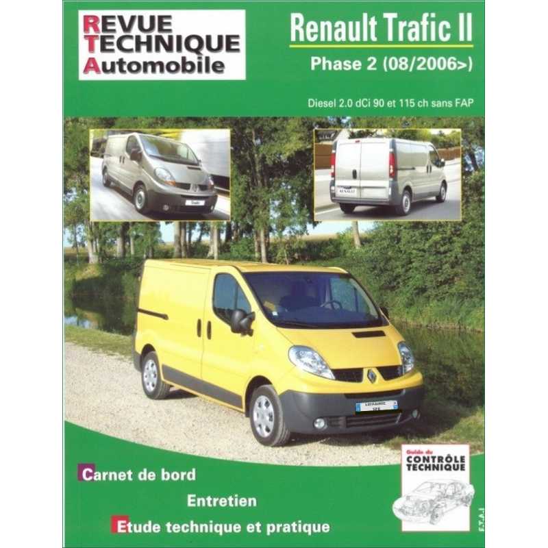 REVUE TECHNIQUE RENAULT TRAFIC 2 phase 2 (2006 à 2011) - RTA B755 | 9782726875551 |
