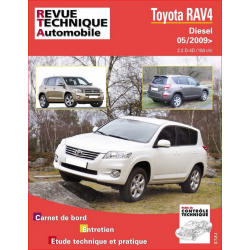 REVUE TECHNIQUE TOYOTA RAV4 3 PHASE 2 (2009 à 2013) - RTA B751 | 9782726875155 | 2