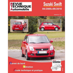 REVUE TECHNIQUE SUZUKI SANTANA SWIFT 3 (2005 à 2011) - RTA B749 | 9782726874950 | 2