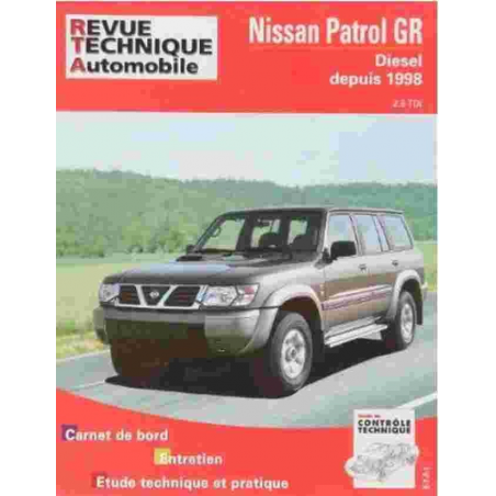 REVUE TECHNIQUE NISSAN PATROL GR 2 (1998 à 2004) - RTA 376 | 3176420507997 |