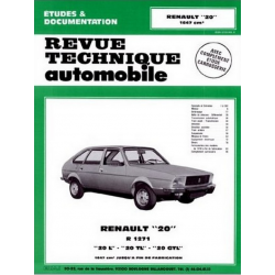 REVUE TECHNIQUE RENAULT 20 - RTA 362 | 9782726836231 | 2