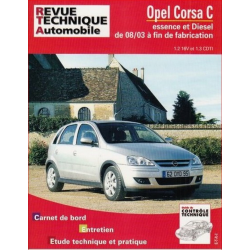 REVUE TECHNIQUE OPEL CORSA C ESSENCE et DIESEL depuis 2003 - RTA 692 | 9782726869215 | 2