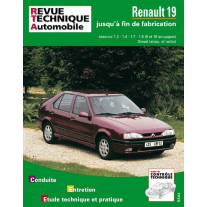 REVUE TECHNIQUE RENAULT 19 ESSENCE ET DIESEL - RTA 700 | 9782726870037 |