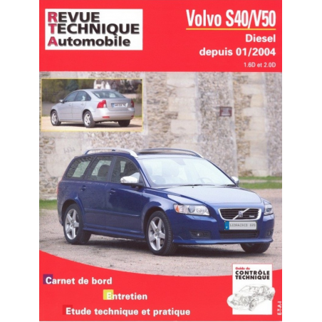 REVUE TECHNIQUE VOLVO S40 et V50 2 Diesel (2004 à 2010) - RTA B718 | 9782726871867 |
