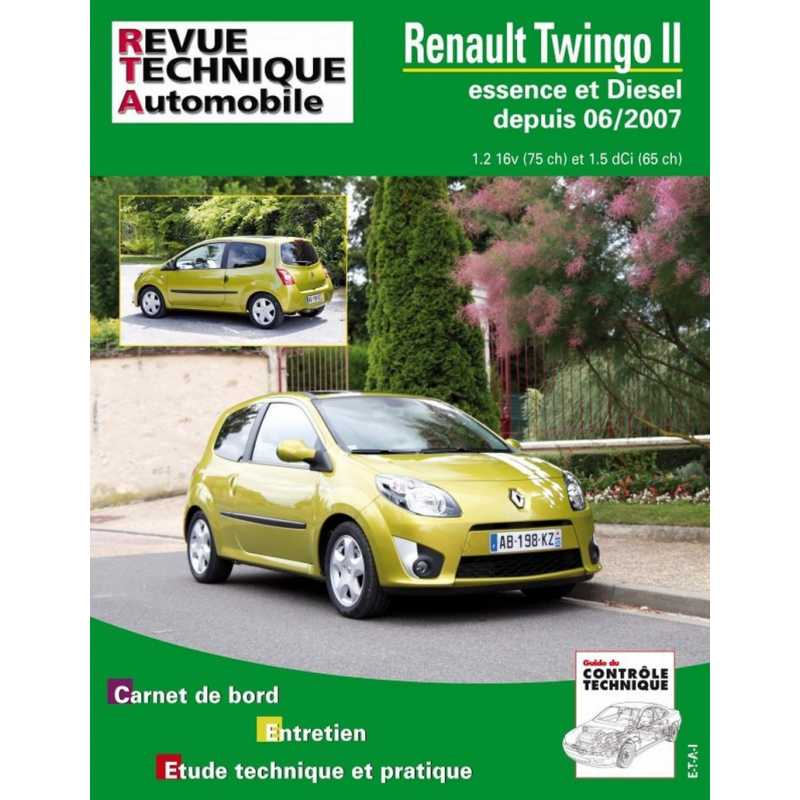REVUE TECHNIQUE RENAULT TWINGO 2 phase 1 (2007 à 2011) - RTA B733 | 9782726873359 |
