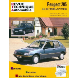 REVUE TECHNIQUE PEUGEOT 205 (1983 à 1998) - RTA 112 | 9782726811214 | 2