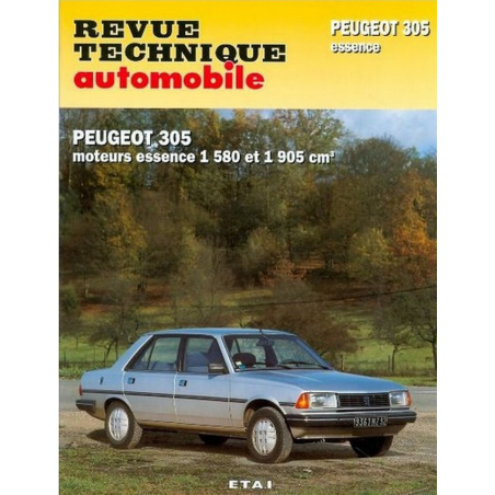 REVUE TECHNIQUE PEUGEOT 305 (1982 à 1989) - RTA 441 | 9782726844151 |