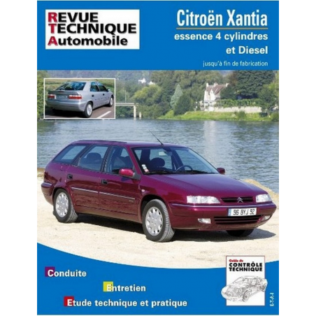 REVUE TECHNIQUE CITROEN XANTIA (1993 à 2001) - RTA 108 | 9782726810811 |