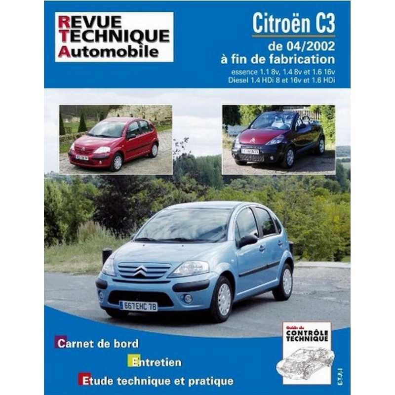 REVUE TECHNIQUE CITROEN C3 (2002 à 2010) - RTA 107 | 9782726810712 |
