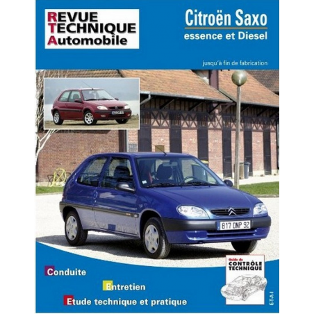 REVUE TECHNIQUE CITROEN SAXO (1996 à 2004) - RTA 106 | 9782726810613 |