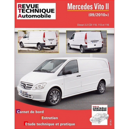 REVUE TECHNIQUE MERCEDES VITO 2 PHASE 2 (2010 à 2017) - RTA B779 | 9782726877951 |