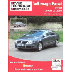 REVUE TECHNIQUE VOLKSWAGEN PASSAT 5 Diesel (2005 à 2010) - RTA B709 | 9782726870969 |