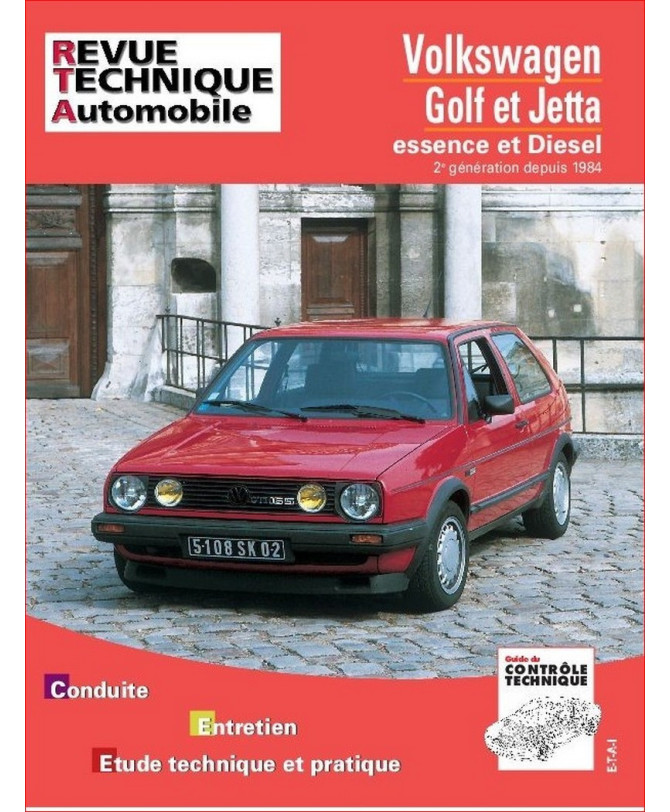 REVUE TECHNIQUE VOLKSWAGEN GOLF et JETTA 2 (1984 à 1992) - RTA 719 | 9782726871911 |