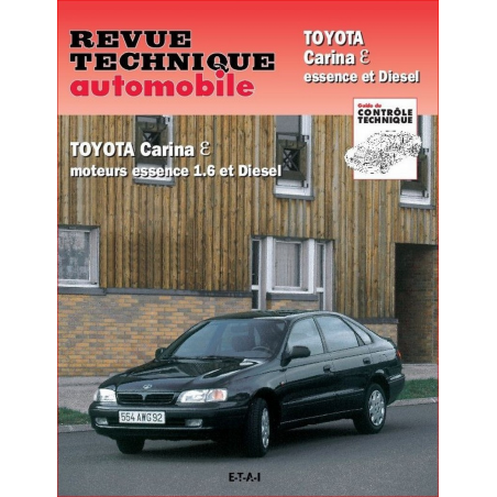 REVUE TECHNIQUE TOYOTA CARINA E 3 (1992 à 1997) - RTA 591 | 9782726859117 |