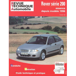 REVUE TECHNIQUE ROVER 200 PHASE 2 (1996 à 2000) - RTA 612 | 9782726861219 | 2