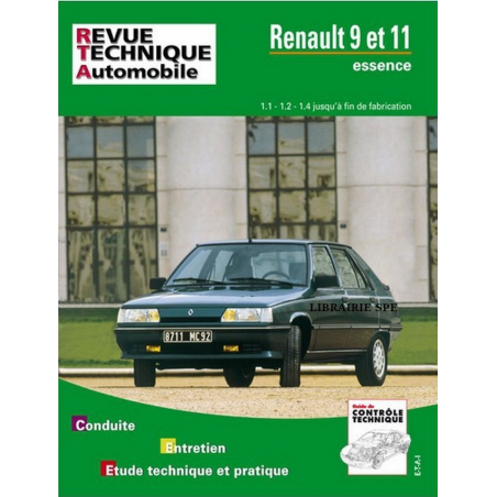 REVUE TECHNIQUE RENAULT 9 et 11 ESSENCE - RTA 439 | 9782726842362 |
