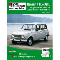REVUE TECHNIQUE RENAULT 4 TL, GTL, F4 et F6 (1975 à 1992) - RTA 388 | 9782726838860 | 2
