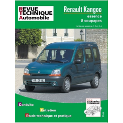 REVUE TECHNIQUE RENAULT KANGOO 1 phase 1 essence (1997 à 2003) - RTA 632 | 9782726863213 | 2