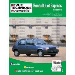 REVUE TECHNIQUE RENAULT 5 et EXPRESS Essence (1984 à 1997) - RTA 711 | 9782726871119 | 2