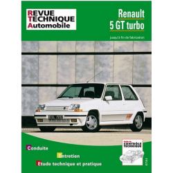 REVUE TECHNIQUE RENAULT 5 GT turbo (1984 à 1991) - RTA 464 | 9782726846445 |