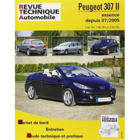 REVUE TECHNIQUE PEUGEOT 307 phase 2 Essence (2005 à 2008) - RTA B714 | 9782726871461 |