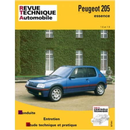 REVUE TECHNIQUE PEUGEOT 205 Essence (1984 à 1996) - RTA 707 | 9782726870716 |