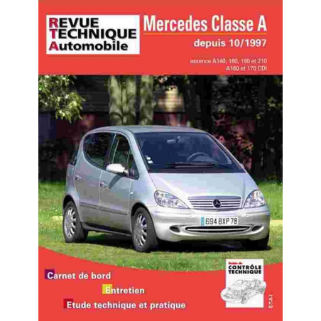 REVUE TECHNIQUE MERCEDES CLASSE A DEPUIS 1997 - RTA 406 | 3176420504026 |