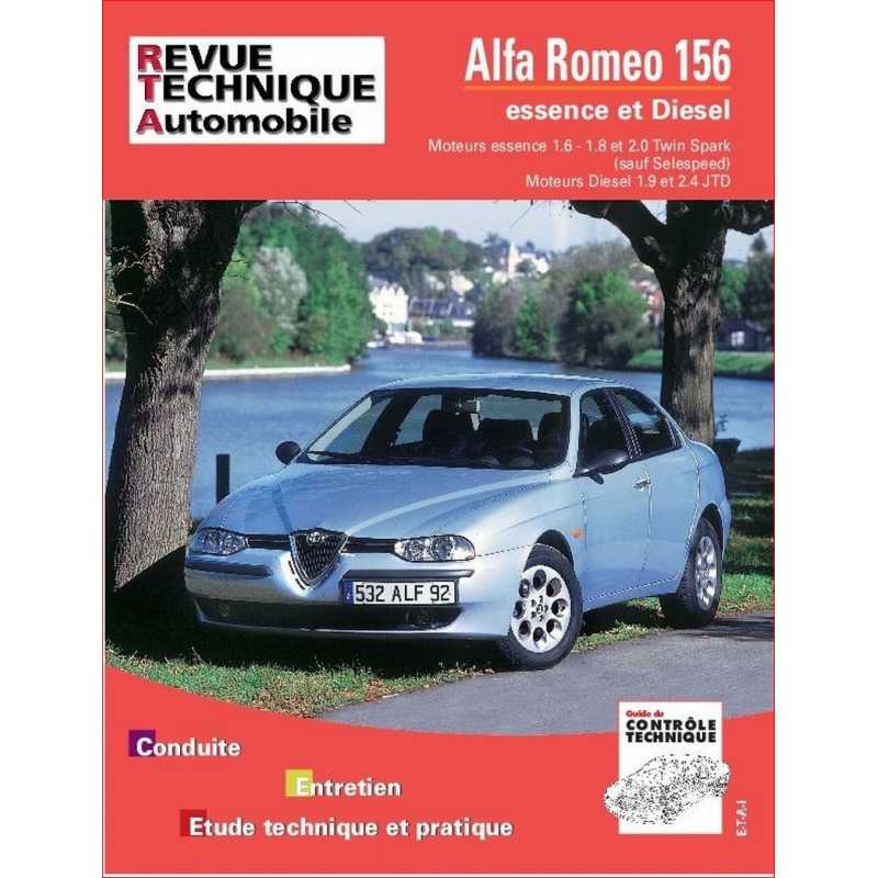 REVUE TECHNIQUE ALFA ROMEO 156 (1997 à 2001) - RTA 627 | 9782726862711 |