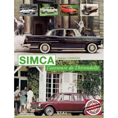 SIMCA, L'AVENTURE DE L'HIRONDELLE | 9782726887844 |