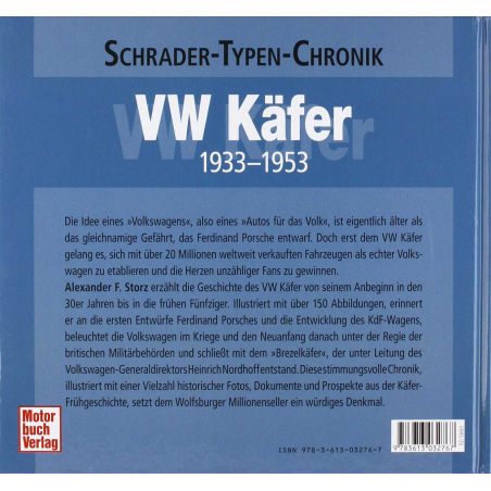 Volkswagen Käfer 1933-1953 Schrader-Typen-Chronik | 9783613032767 |