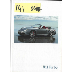 Catalogue PORSCHE 911-997 TURBO et TURBO CABRIOLET (04/2008) Néerlandais | PORS145 - Ref: WVK 235 591 09 NL/WW |