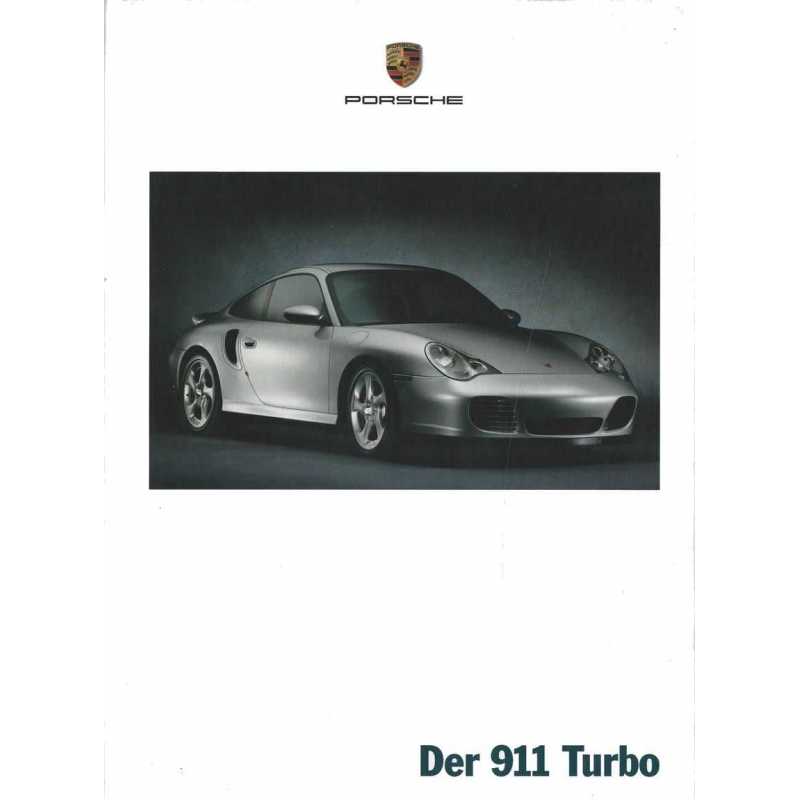 Catalogue PORSCHE 911-996 TURBO (07/2001) Allemand | PORS139 - Ref: WVK20011002 D/WW |