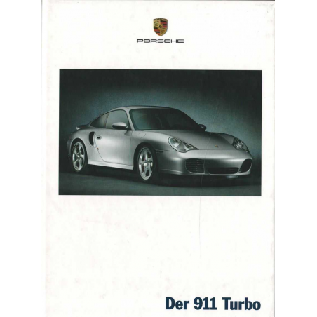 Catalogue PORSCHE 911-996 TURBO (07/2002) Allemand | PORS137 - Ref: WVK20811003 D/WW |
