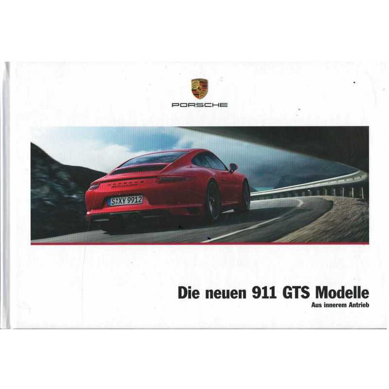 Catalogue PORSCHE 911-991 GTS (01/2017) Allemand | PORS190 - Ref: WSLM 170 100 011 0 DE/WW |