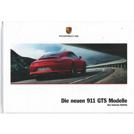 Catalogue PORSCHE 911-991 GTS (01/2017) Allemand | PORS190 - Ref: WSLM 170 100 011 0 DE/WW |