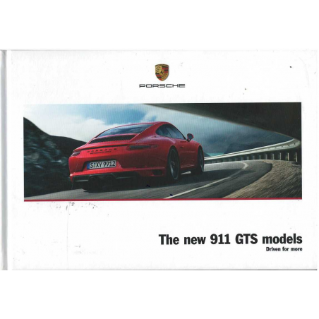 Catalogue PORSCHE 911-991 GTS (01/2017) Anglais | PORS191 - Ref: WSLM 170 100 012 0 EN/WW |
