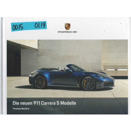 Catalogue PORSCHE 911-992 (01/2019) Allemand | PORS217 - Ref: WSLC 200 100 041 0 DE/WW |