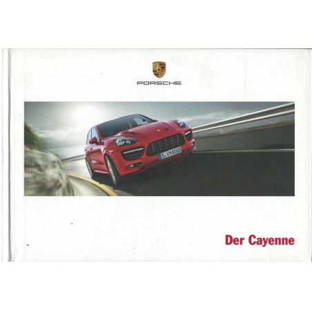 Catalogue PORSCHE CAYENNE (06/2012) Allemand | PORS69 - Ref: WSLE1301000710 DE/WW |