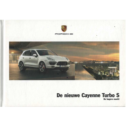 Catalogue PORSCHE Cayenne Turbo S (10/2012) Néerlandais | PORS84 - Ref: WSLE1301000391 NL/WW |