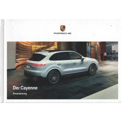 Catalogue PORSCHE CAYENNE (05/2018) Allemand | PORS157 - Ref: WSLE 190 100 031 0 DE/WW |
