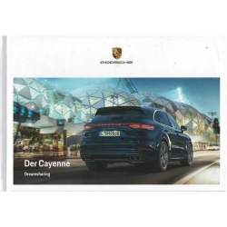 Catalogue PORSCHE CAYENNE (08/2019) Allemand | PORS154 - Ref: WSLE 200 100 031 0 DE/WW |