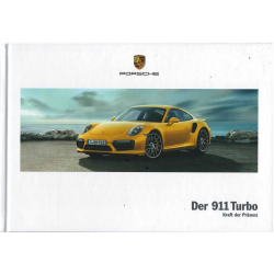 Catalogue PORSCHE 911-991 TURBO et TURBO S (03/2017) Allemand | PORS181 - Ref: WSLK 180 100 021 0 DE/WW |