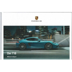 Catalogue PORSCHE 718 BOXSTER et CAYMAN (05/2019) Allemand | PORS192 - Ref: WSLN 200 100 011 0 DE/WW |