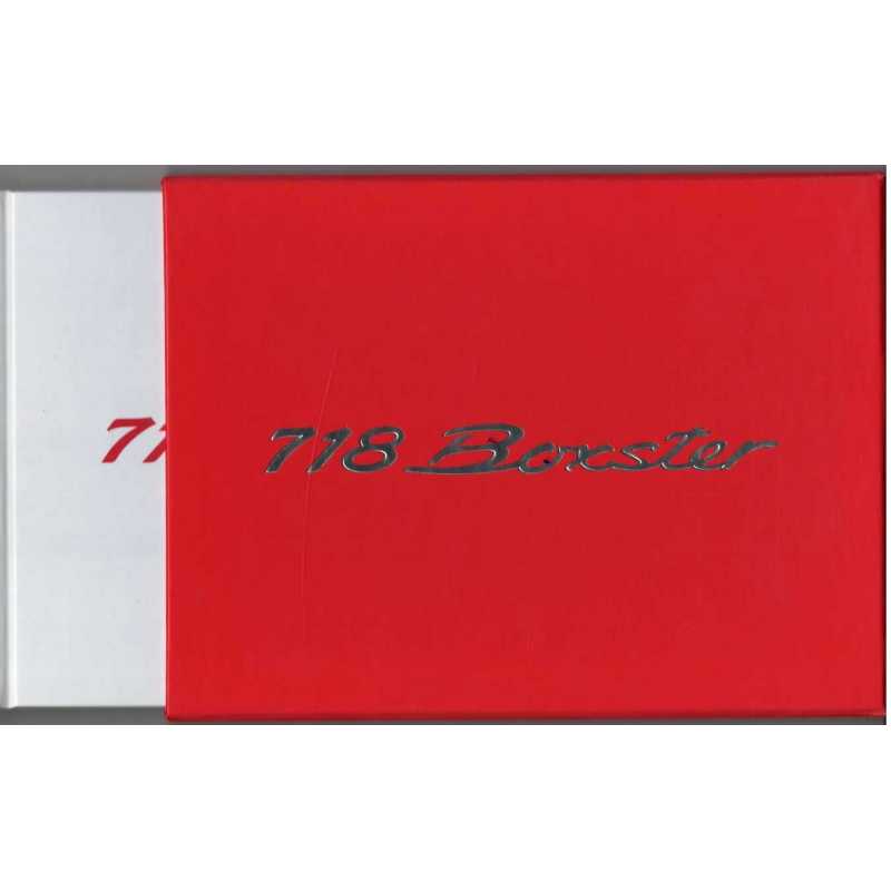 Catalogue PORSCHE 718 BOXSTER et BOXSTER S (12/2015) Allemand | PORS172 - Ref: WSRB 160 101 S310 DE/WW |