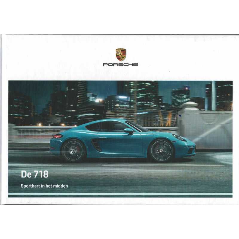 Catalogue PORSCHE 718 BOXSTER et CAYMAN (05/2019) Néerlandais | PORS189 - Ref: WSLN 200 100 019 1 NL/WW |