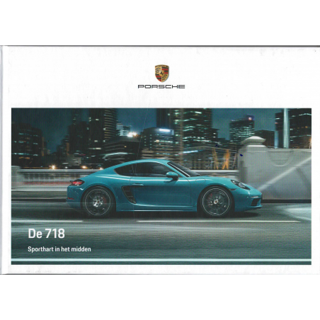 Catalogue PORSCHE 718 BOXSTER et CAYMAN (05/2019) Néerlandais | PORS189 - Ref: WSLN 200 100 019 1 NL/WW |