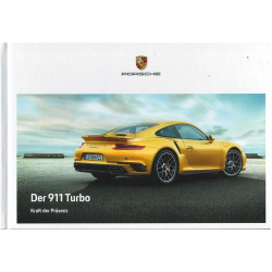 Catalogue PORSCHE 911-991 TURBO et TURBO S (12/2017) Allemand | PORS180 - Ref: WSLK 180 100 014 0 DE/WW﻿ |