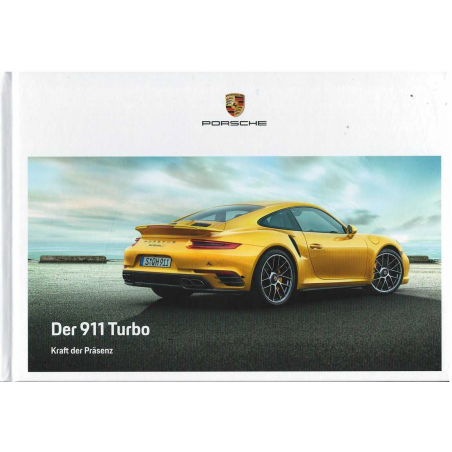 Catalogue PORSCHE 911-991 TURBO et TURBO S (12/2017) Allemand | PORS180 - Ref: WSLK 180 100 014 0 DE/WW﻿ |