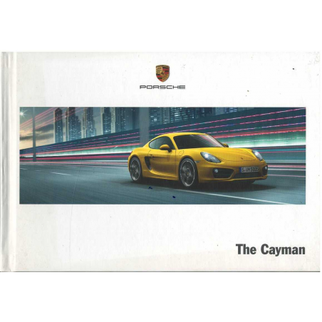 Catalogue PORSCHE CAYMAN et CAYMAN S (06/2013) Anglais | PORS168 - Ref: WSLI 402 000 120 EN/WW |